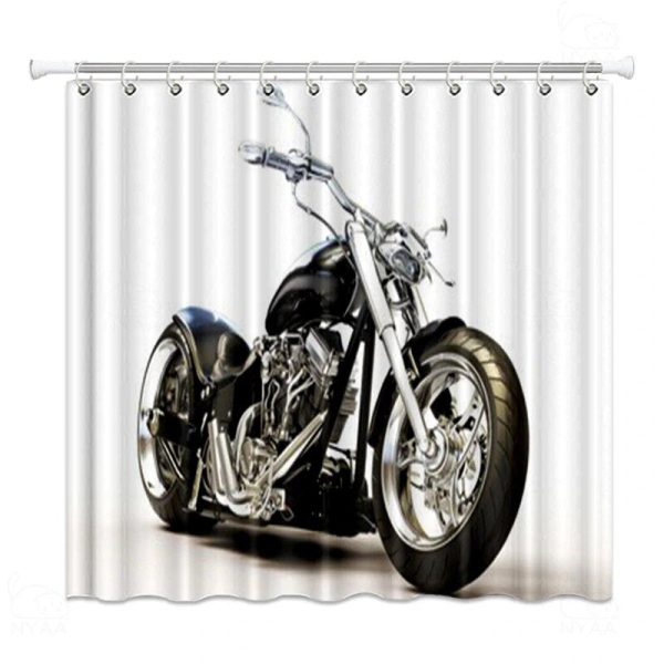 rideau de douche moto