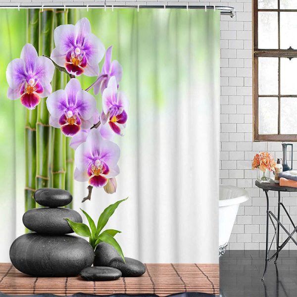 rideau de douche zen