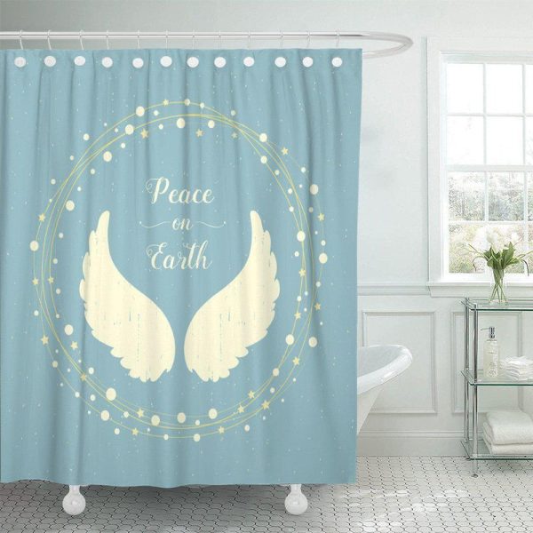 rideau de douche aile d'ange