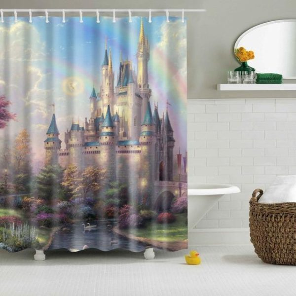rideau de douche chateau feerique