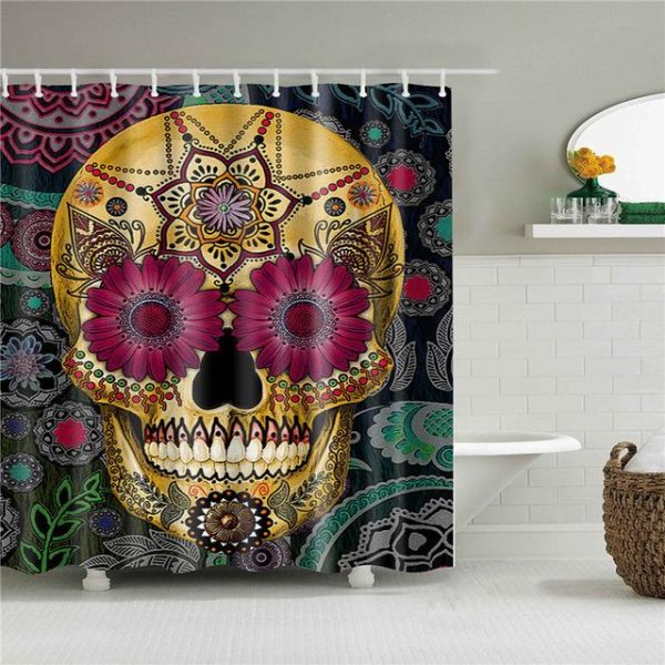 rideau de douche crane mexicain