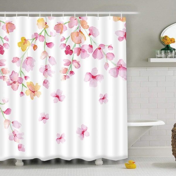 rideau de douche fleur de cerisier