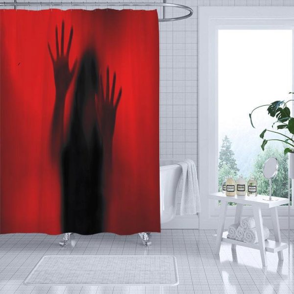 rideau de douche design horror