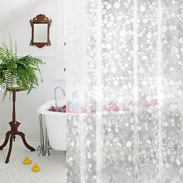 rideau de douche pvc transparent