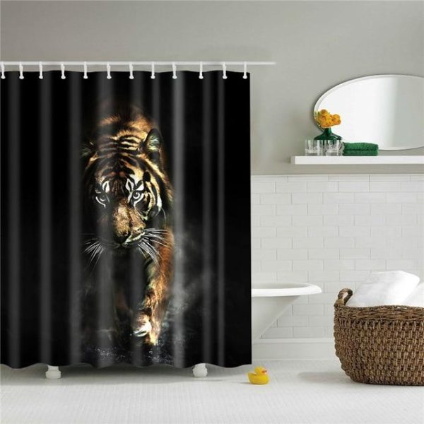 rideau de douche tigre majestueux